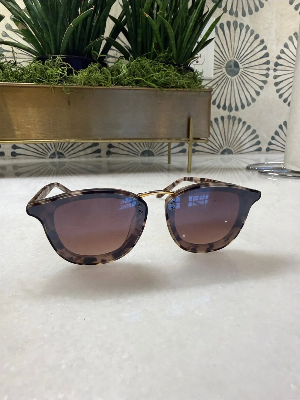 KREWE Franklin Nylon in Blonde Tortoise